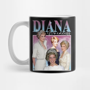 Princess Diana Homage Vintage Mug